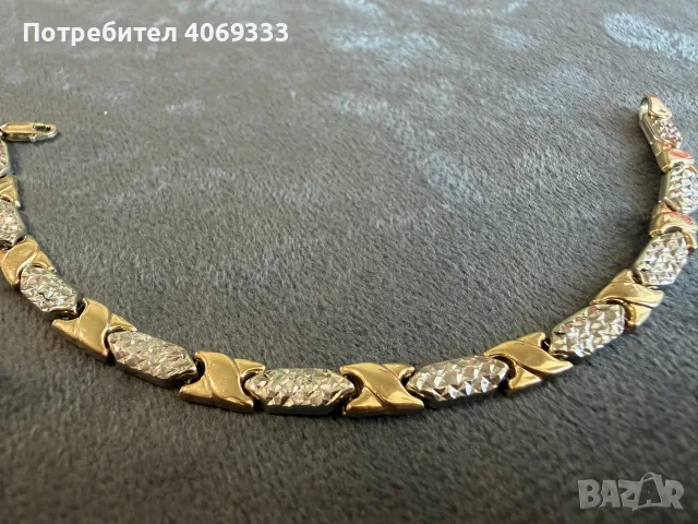 Златна гривна 5гр 9карата , снимка 4 - Гривни - 56602584