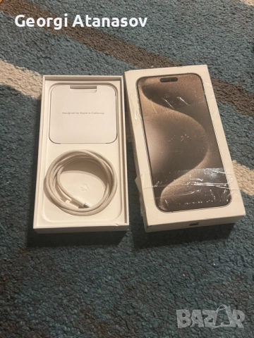 Продавам IPhone 15 pro max 256gb, снимка 2 - Apple iPhone - 56684467