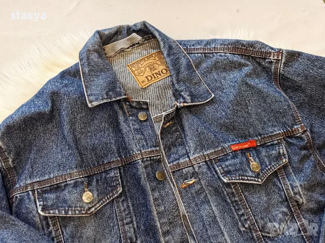 Дънково яке Dino Jeans, син цвят, снимка 2 - Якета - 56659339