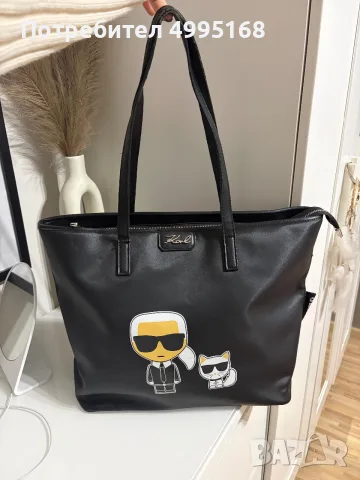 Дамска оригинална чанта Karl Lagerfeld.