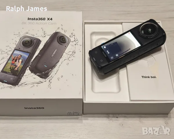 Като новa Insta 360 X4 8K Action Cam Гаранция