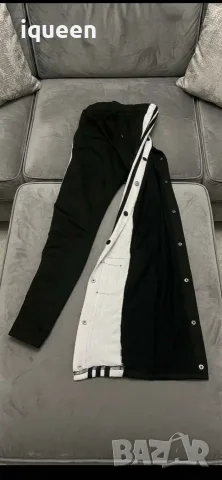 Черно Adidas долнище с копчета, снимка 3 - Спортни екипи - 56602575