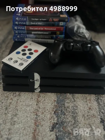 Playstation 4 pro,джойстик и игри