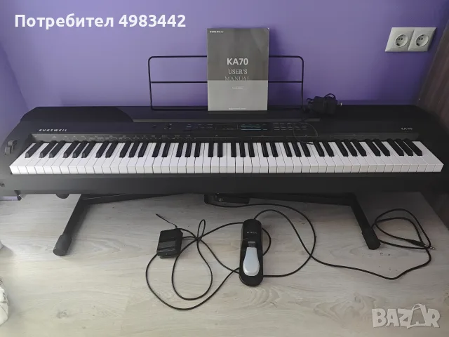 Пиано Kurzweil KA70, Много добро състояние