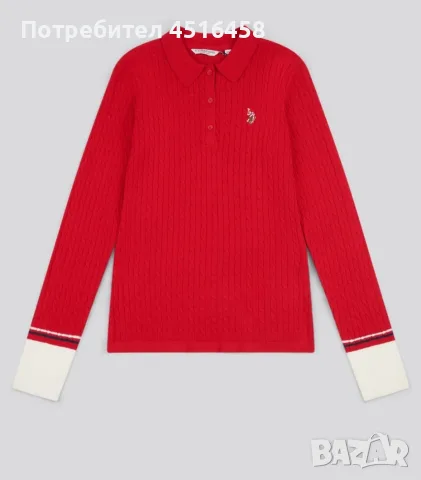 Дамски памучни пуловери U.S. Polo Assn.