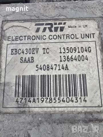 ABS Помпа Saab 9-3 54084714A EBC430EV 13509104G 136664004 12801328