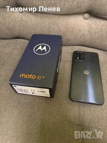 Motorola E13, Cosmic Black, RAM 2GB, ROM 64GB, снимка 3 - Motorola - 56649556