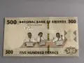 Банкнота - Руанда - 500 франка UNC | 2019г., снимка 1