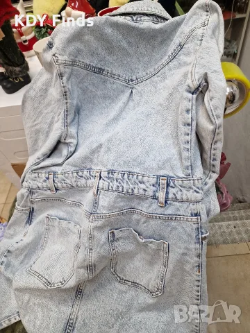 ZARA дамска дънкова рокля S, снимка 2 - Рокли - 56723469