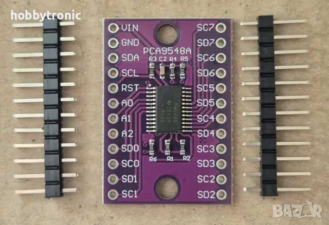 PCF8574T, PCF8575, PCA9548A I/O expander, I2C to LCD, снимка 8 - Друга електроника - 45188462