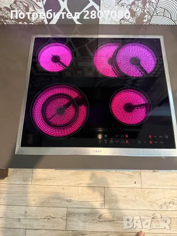 AEG HK634060XB – стъклокерамичен плот с инфрачервени Hi-Light нагреватели, 4 зони.