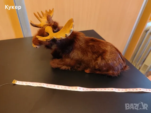 фигура на лос, естествен косъм, снимка 2 - Антикварни и старинни предмети - 56624018
