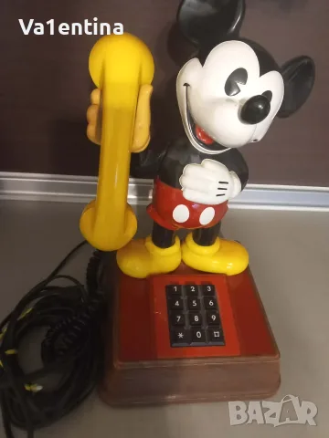 Оригинален ретро стационарен телефон Мики Маус (Mickey Mouse)
