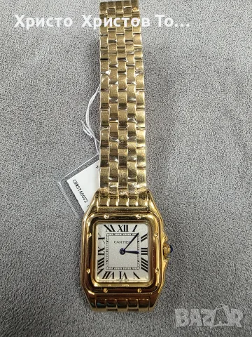 Дамски луксозен часовник  Cartier , снимка 2 - Дамски - 56715971