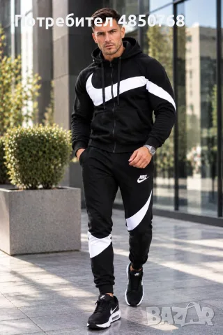 мъжки памучен екип nike, снимка 9 - Спортни дрехи, екипи - 56549265