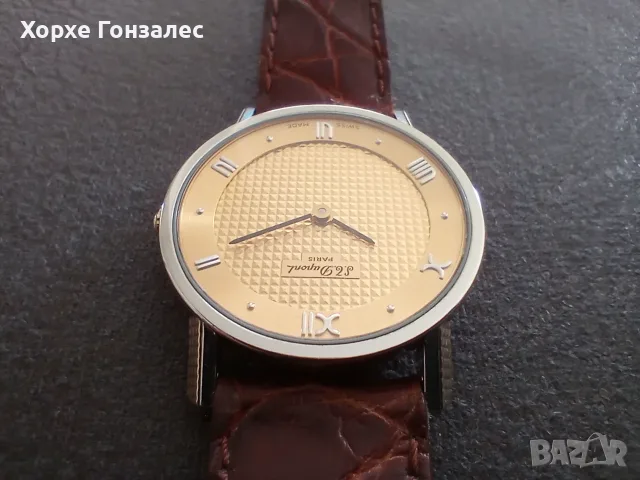 Dupont Paris. Goldplated, 29mm, снимка 4 - Дамски - 56721104