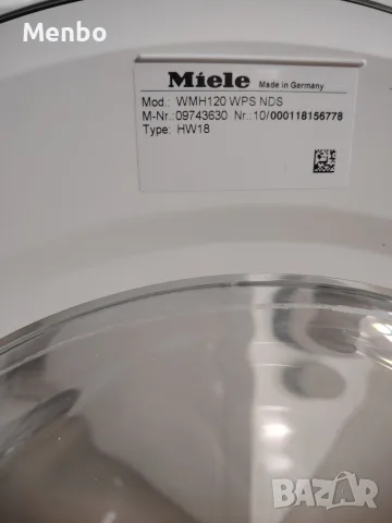 Пералня Miele W1, снимка 3 - Перални - 56553546