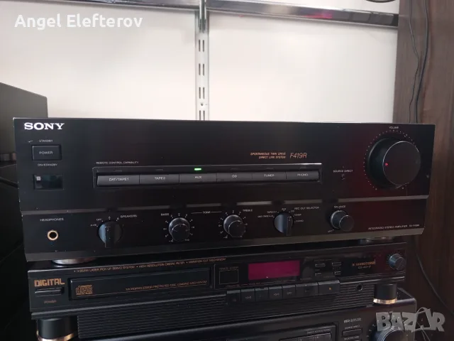 Sony F-419R stereo amp, снимка 4 - Ресийвъри, усилватели, смесителни пултове - 56705854