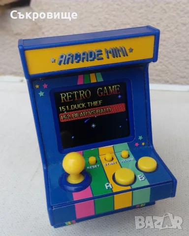 Мини аркаден автомат - 152 игри Legami, снимка 4 - Други игри и конзоли - 56742464
