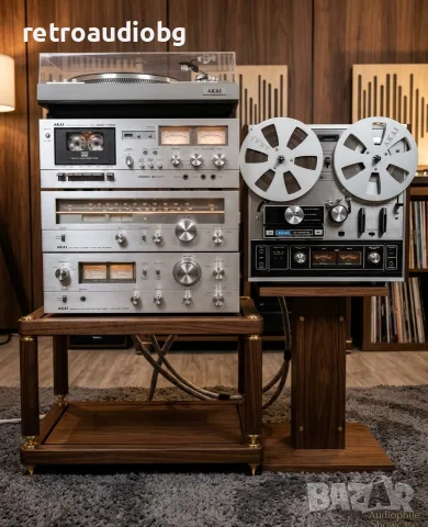Аудио сет AKAI Усилвател AM-2450, Тунер AT-2450L, Дек GXC-709D, Грамофон AP-206C + Магнетофон X-201D