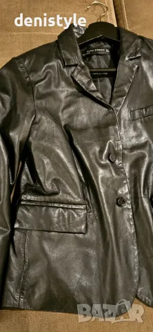 Zara кожено сако M размер , снимка 6 - Сака - 56616532