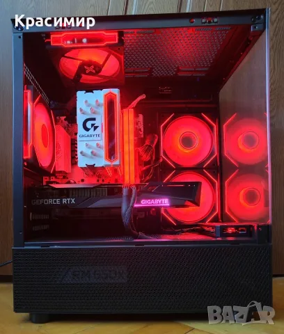 Геймърски компютър Ryzen 5 5600, GeForce RTX 3060ti,32gb ddr4,1tb ssd