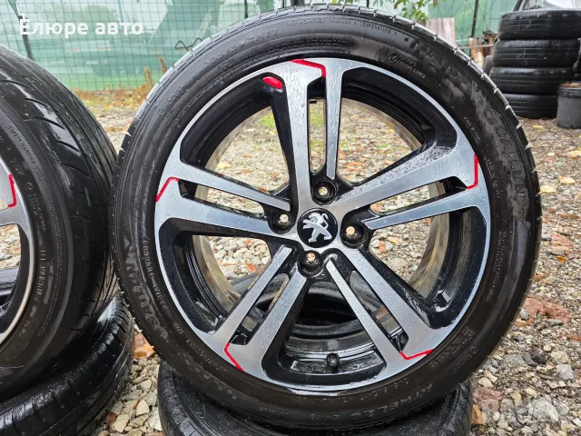 Джанти Пежо 4x108x7J17ет25, снимка 5 - Гуми и джанти - 56729772