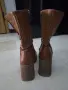 Дамски боти Bershka patchwork y2k, снимка 5
