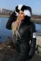 Дамско яке с качулка 100% естествен пух лисица  , снимка 1