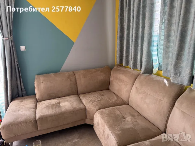 Ъглов диван с релакс механизми , снимка 2 - Дивани и мека мебел - 56561015