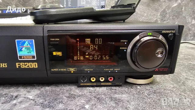 🏆 Panasonic NV-FS200 S-VHS 🏆, снимка 11 - Плейъри, домашно кино, прожектори - 56648004