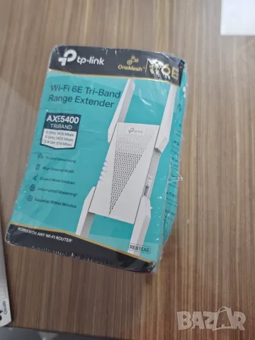TP-Link RE815XE AXE5400 Wi-Fi 6E – трилентов усилвател на Wi-Fi сигнал