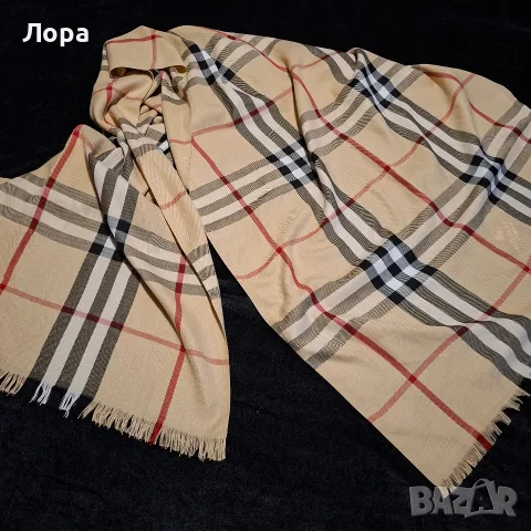 Дамски шал BURBERRY , снимка 3 - Шалове - 56554501
