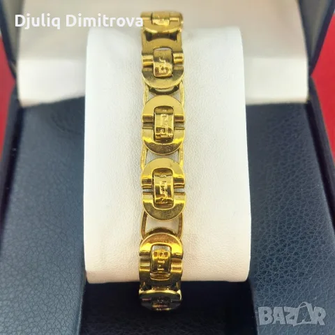 Prestige Link Bracelet 💎 | мъжка гривна с позлата