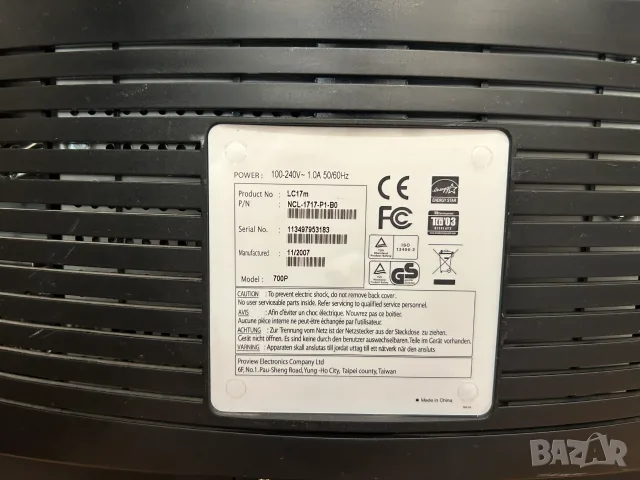 Монитор NEC LC17m, снимка 6 - Монитори - 56650489