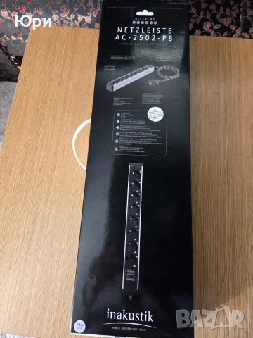 Разклонител Inakustik Reference Power Bar AC-2502-P8, снимка 2 - Декове - 56553953