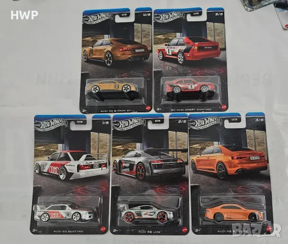 Hot Wheels Audi сет колички 