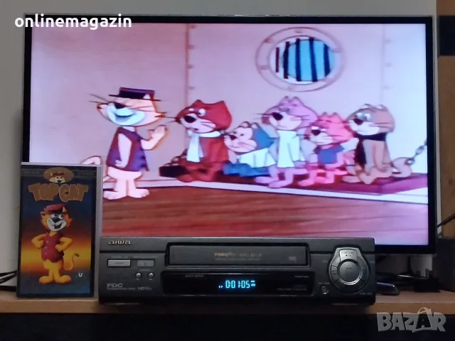 Рядка видеокасета TOP CAT 1961 VHS, снимка 7 - Анимации - 56709168