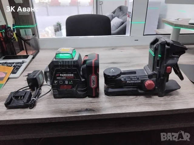 Лазерен нивелир  Parkside Performance PKLLI 3360, снимка 3 - Измервателни инструменти - 56667526
