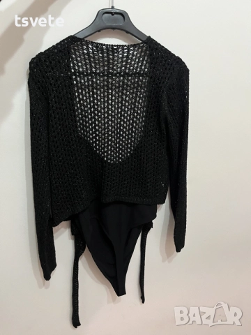Комплект боди Pull and Bear и жилетка , снимка 2 - Корсети, бюстиета, топове - 56740185
