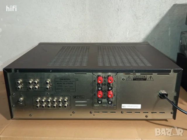 Стерео усилвател Onkyo Integra A-8650, снимка 6 - Ресийвъри, усилватели, смесителни пултове - 56713981