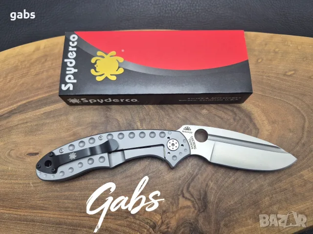 Сгъваем нож Spyderco Schempp Tuff C151, снимка 4 - Ножове - 56706084