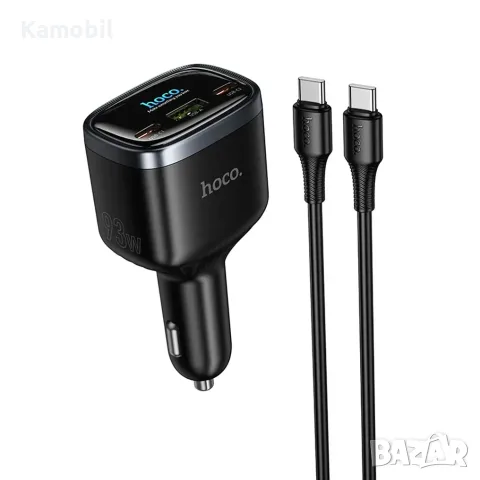 Зарядно за кола Hoco Z70 QC + 2x Type C PD 93W Type C USB