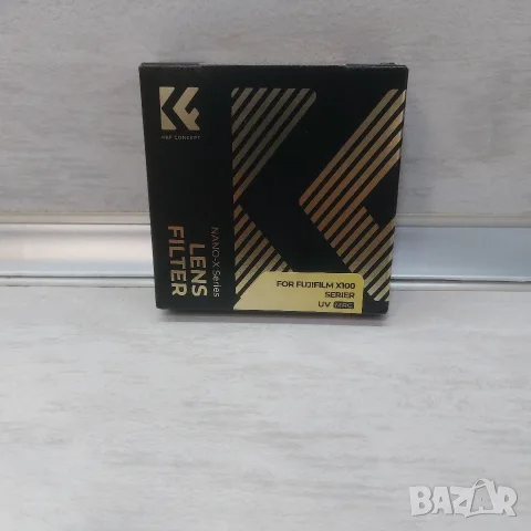 Нов Премиум UV Филтър K&F Concept Nano-X за Fujifilm X100 / X100V / X100VI (Сребрист, MRC)