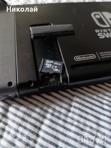 Nintendo Switch+ 3 игри + micro SD 128 GB, снимка 4 - Nintendo конзоли - 56620503