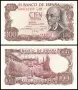 ⭐ Испания 1970 100 песети UNC нова ⭐, снимка 1