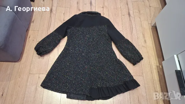 Страхотно палто с блестящи нишки, снимка 4 - Палта, манта - 56655941