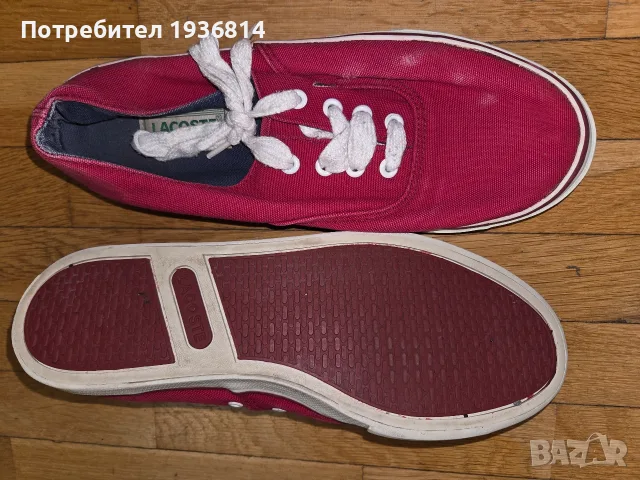Мъжки гумени Lacoste 42, снимка 5 - Кецове - 56685780