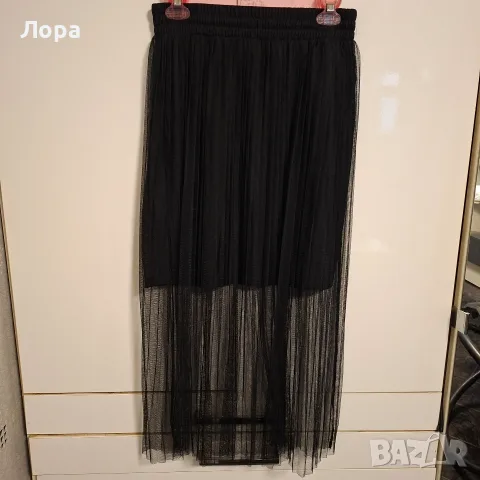 Дамска плисирана пола/тюл, снимка 2 - Поли - 56554309