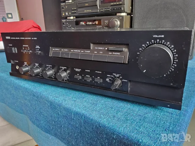 Стерео усилвател Yamaha AX-500, снимка 4 - Ресийвъри, усилватели, смесителни пултове - 56661195